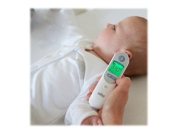 Braun ThermoScan 7 ExacTemp IRT6520 - Termometer - blå/sølv