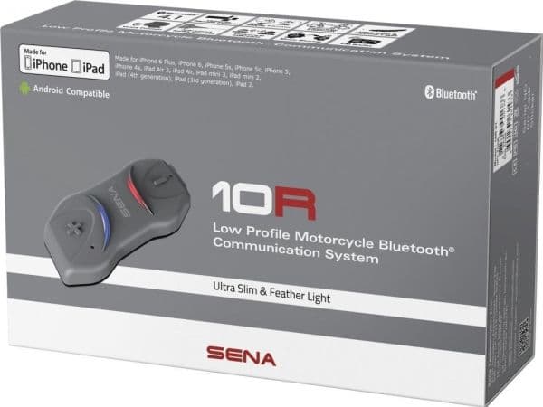 Sena 10R single headset svart (10R-02)