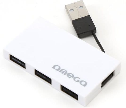 USB-hub Omega 4x USB-A (OUH24BBW)