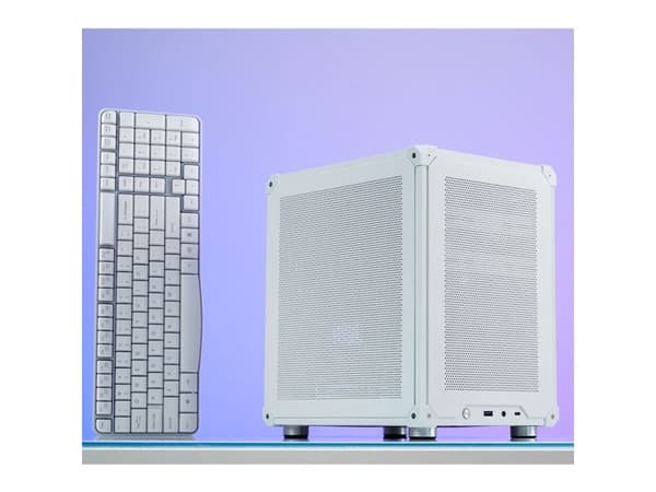 Jonsbo C6 mATX-chassi - vit