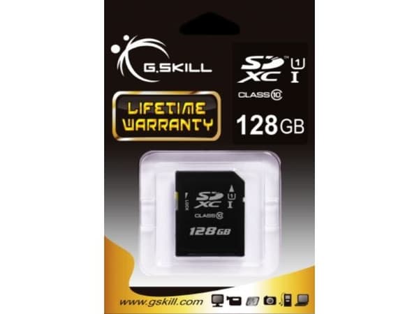 G.SKILL SDXC 128GB CLASS 10 UHS-I