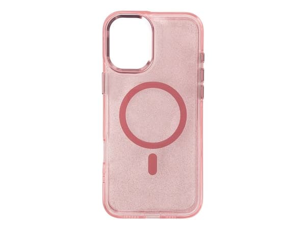 Glitter Case MagSafe-kompatibelt iPhone 17 Pro Max-deksel - rosa