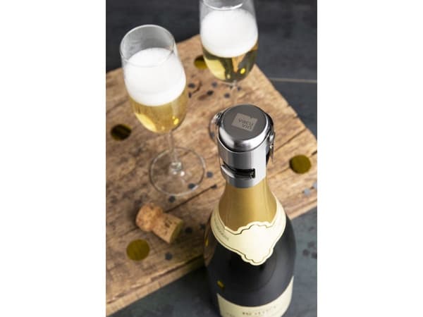 Vacu Vin samppanjatulppa teräs
