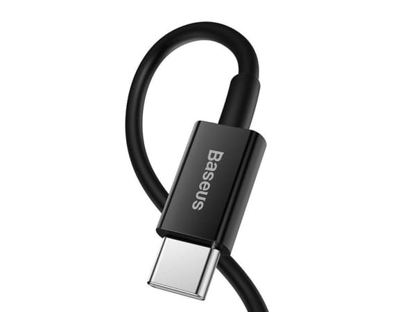 Baseus CATLYS-A01, 2 m, USB A, USB C/Lightning, musta