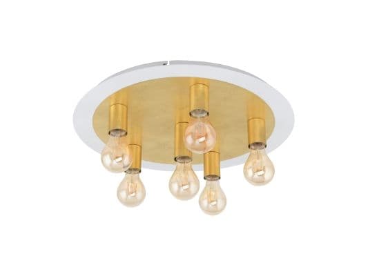 EGLO PASSANO LOFT 5L vit/guld