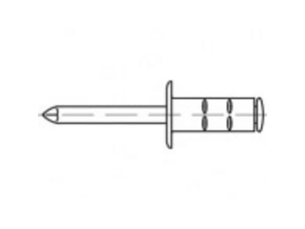 TOOLCRAFT TO-5455221 blindnit 4,8 mm 500 st