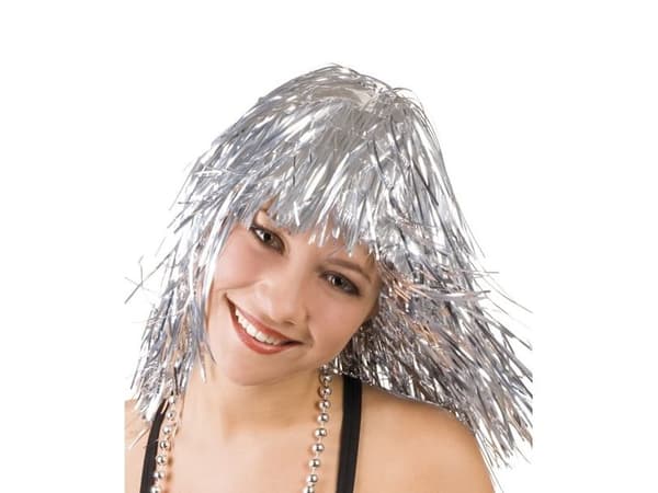Festfarver Silver folieperuk