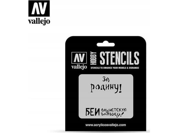 Vallejo mallar – Sovjetiska slogans WWII 2