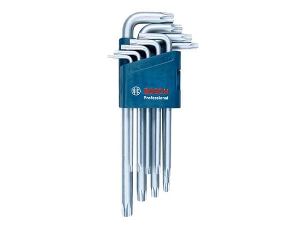 Bosch Nyckeluppsättning TORX 9 stycken