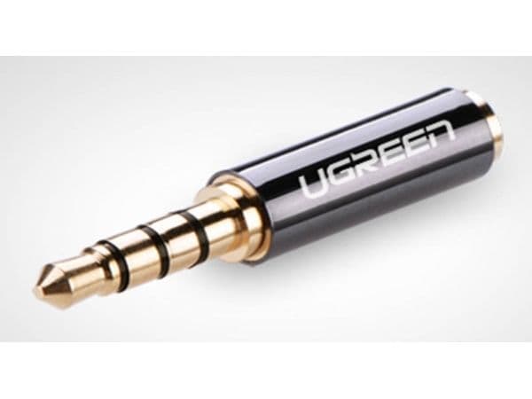 Ugreen 20502, 2.5 mm, 3,5 mm, Svart