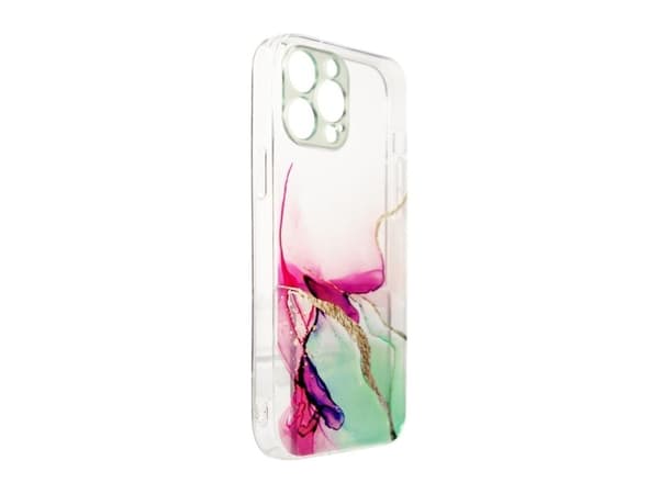 Marble-deksel til iPhone 12 Pro Max - gel-deksel mint marble