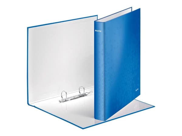 Leitz WOW - Ringpärm - ryggbredd: 40 mm - för A4 Maxi - kapacitet: 250 ark - blå-metallic
