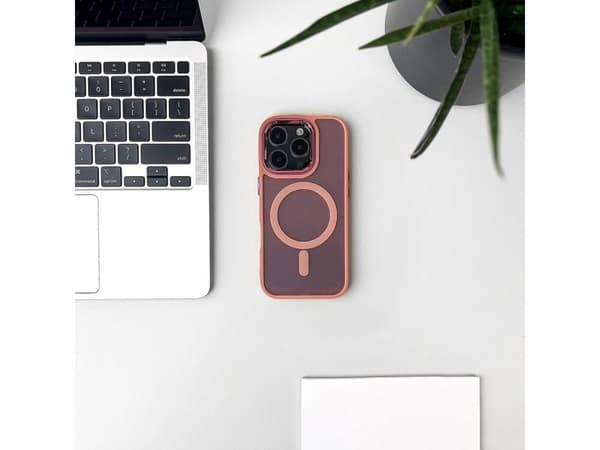 Glitter Case MagSafe-kompatibelt iPhone 17 Pro Max-deksel - rosa
