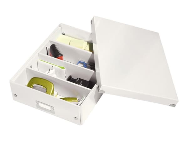 Leitz Click & Store WOW Medium - Lagerboks - hvit