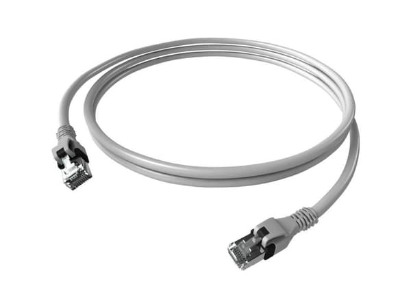 EasyLan PushPull Cat.6 S/FTP DualBoot 5m, 5 m, Cat6, S/FTP (S-STP), RJ-45, RJ-45, Grå