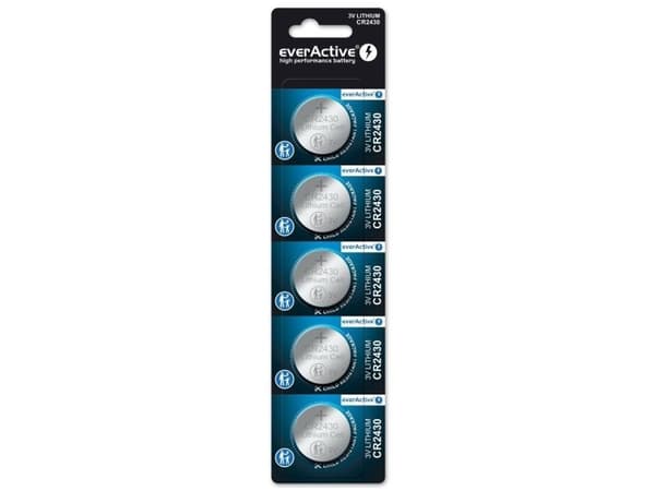 Everactive CR24305BL, Engangsbatteri, CR2430, Lithium, 3 V, 5 stykker, 10 år