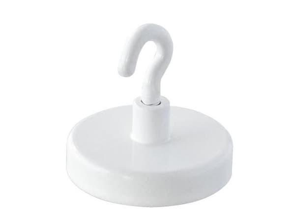 Potmagnet M19863XR m/krok vit Ø32 mm