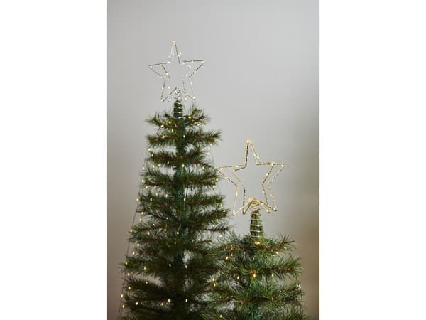 Sirius Christina julgransspets silver H 25 cm