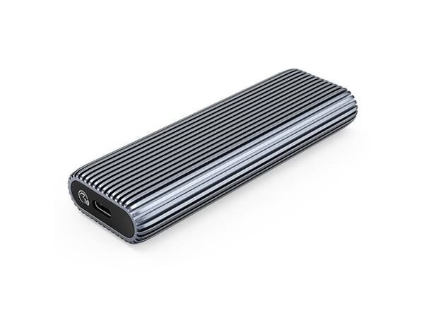 Orico AM2C3-G2 M.2 NVME USB-C 3.2 diskstasjon - grå