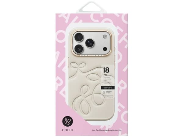 Etui UNIQ Coehl Cloude do iPhone 18 Pro/ 17 Pro Magnetic Charging bezowy