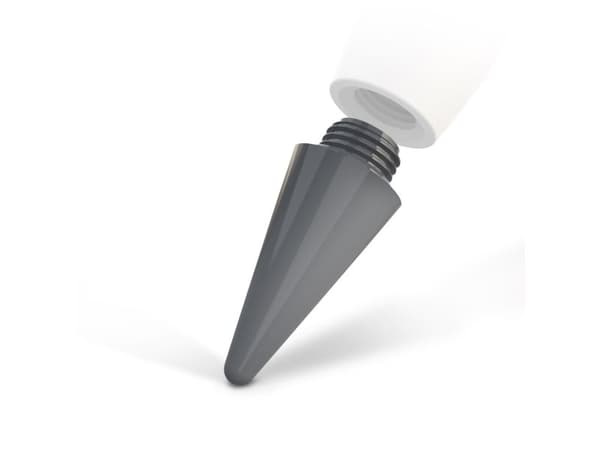 ZAGG - Utbytesspets för penna - grå (paket om 4) - för ZAGG Pro Stylus 2