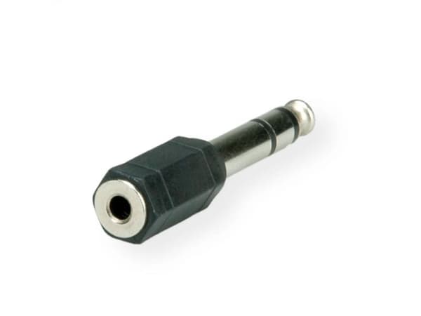 ROLINE 11.09.4444, 6.35mm, 3.5mm, Sort
