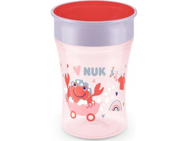 NUK Magic Cup 360°-kopp 230 ml röd