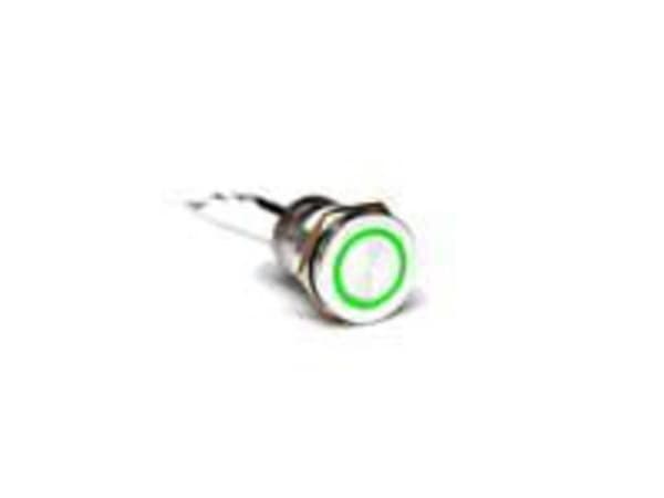 Bulgin MC19MOSGR tryckknapp, 1 st Bulk