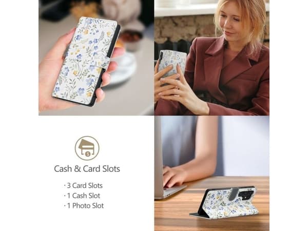 TECH-PROTECT WALLET GALAXY A56 5G SPRING FLOWERS