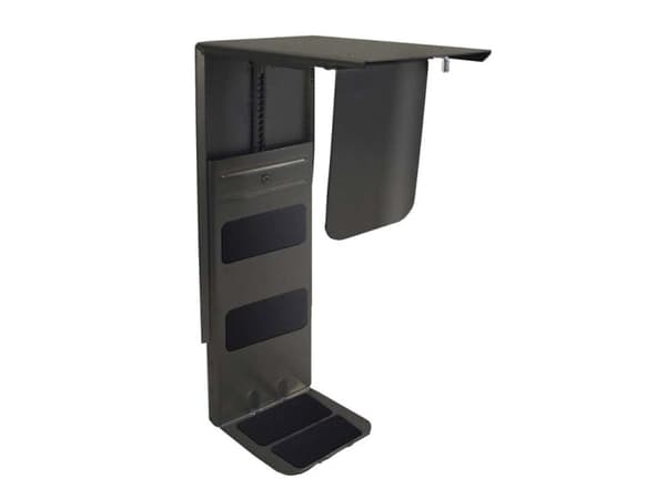 CPU-teline TWIN 1202 musta - asennus työtason alle