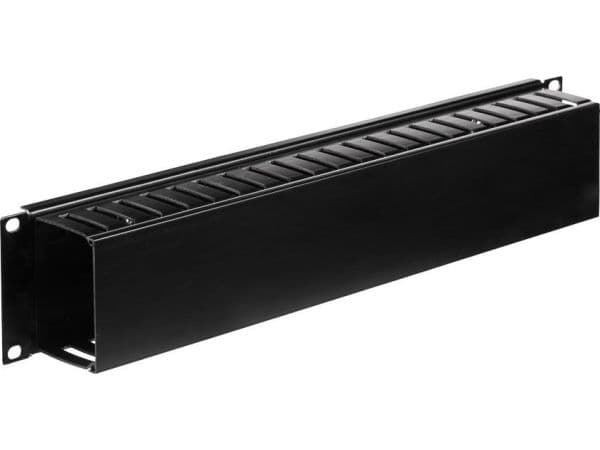 Netrack - Kabelordner - svart - 2U - 19"