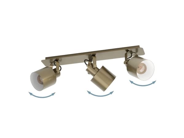 EGLO SOUTHERY TRACK 3L E27 CREME GULD/VIT