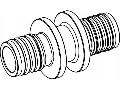 Tece rak koppling 20 mm - 706020