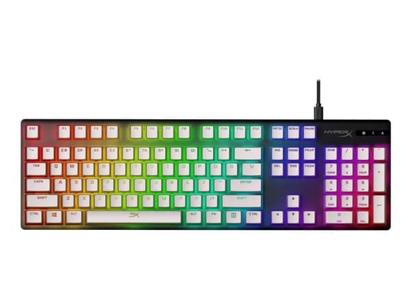 HyperX Pudding Keycaps - Keycap sett - transparent hvit
