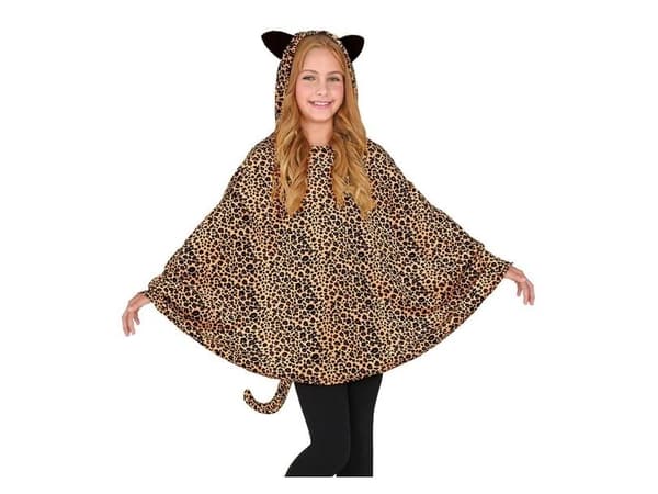 Leopard poncho