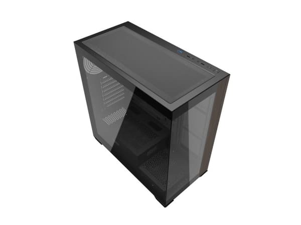 Darkflash DS900W chassi svart utan fläktar