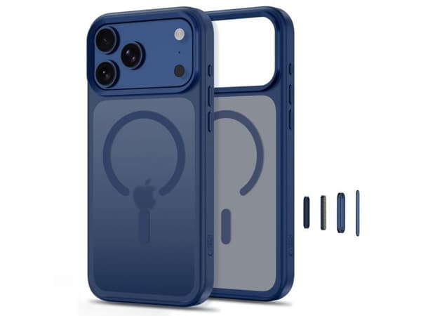 Tech-Protect Magmat Magsafe CC Case for iPhone 18 Pro / 17 Pro - Matte Navy Blue