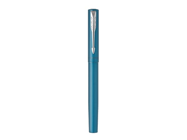 Parker Vector XL, blågrønn, Patronpåfyllingssystem, Blå, Rustfritt stål, Medium, Ambidextrous