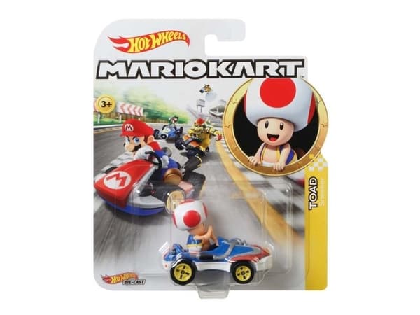 Hot Wheels Mario Kart Toad Sneeker Vehicle