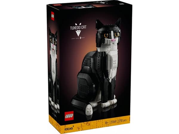 LEGO Ideas svartvit katt
