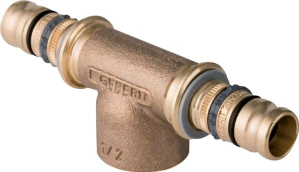 Geberit 604.362.00.5, Slangekontakt, 3/4", Bronse