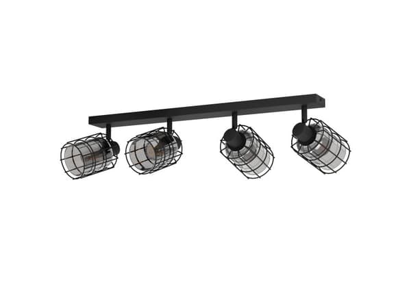 EGLO CONSACA CEILING 4XE27 SVART/HVIT