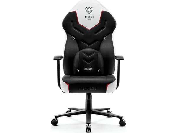Gaming stol Diablo X-Gamer, Sort/Hvit