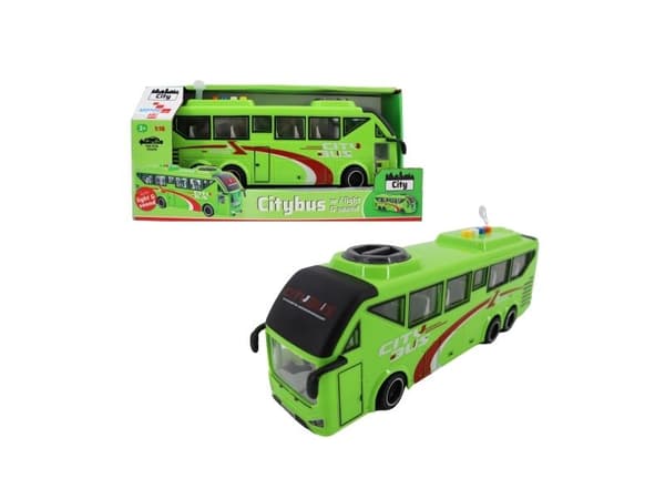 Impulse Toys bybuss m/lys & lyder 1:16