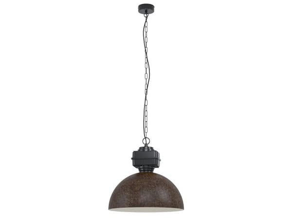 EGLO ROCKINGHAM pendellampe E27 rustbrun/svart