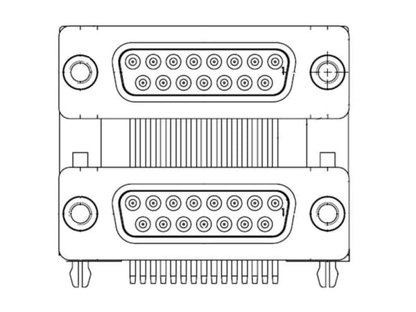 Molex 173114-0106 D-SUB stikkontakt (1 stk) Bulk