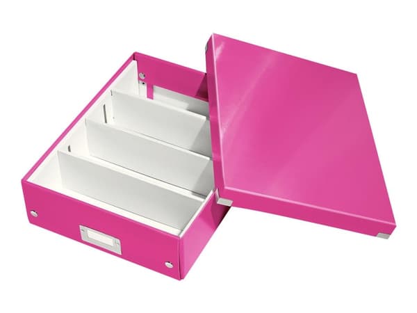 Leitz Click & Store WOW Medium - Lagerboks - rosa