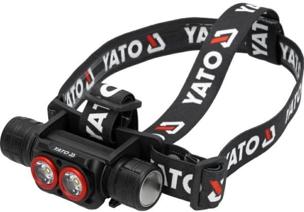 YATO HEAD FLASHLIGHT 3000LM BATTERY