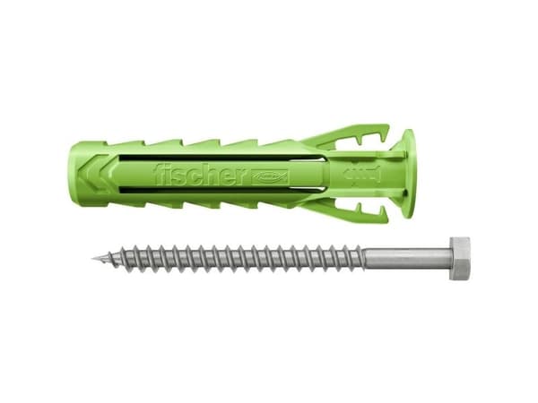 Fischer 567936 SX Plus vihreä raakatulppa 20 kpl