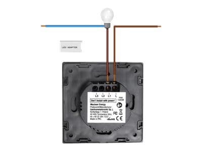 Maclean Energy MCE703W - Bryter - hvit